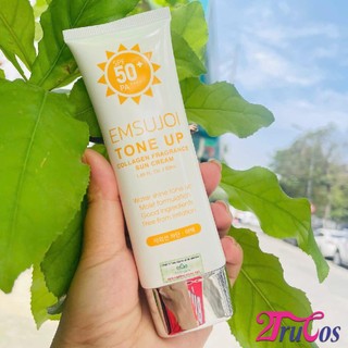 Kem chống nắng Emsujoi NS Organic Tone Up Collagen Fragrance Sun Cream SFP50+ PA++++ 80ml | 2Trucos