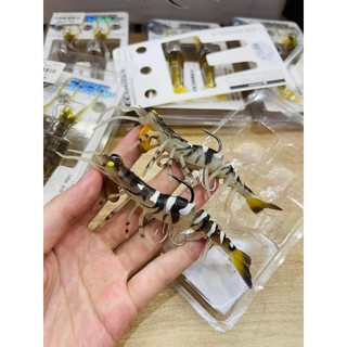tôm mềm super shrimp vỉ 2 con có 2 size 7gam và 14gam