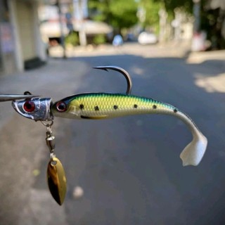 lưỡi jighead đầu cá đầu tròn siêu cứng và bén 4.5cm 7gam