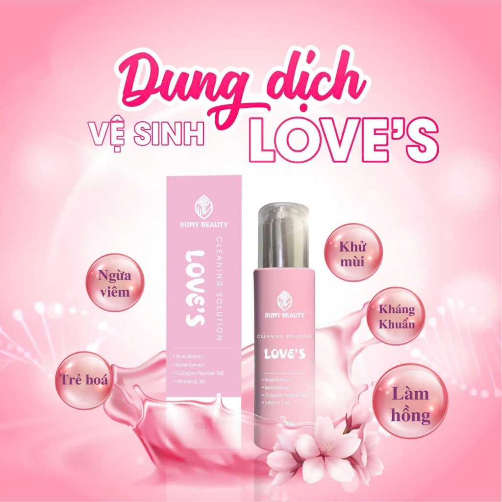 Dung Dịch Vệ Sinh Love's Cho Phụ Nữ, Hương Thơm Dịu Nhẹ, Kháng Khuẩn (Tặng Kèm Lọ Nước Hoa Cho Vùng Kín)