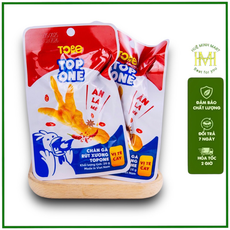 🍀[MUA 2 GIẢM🔻5.200 VNĐ]🍀Chân gà rút xương vị tê cay Topone 26g | Shopee ...