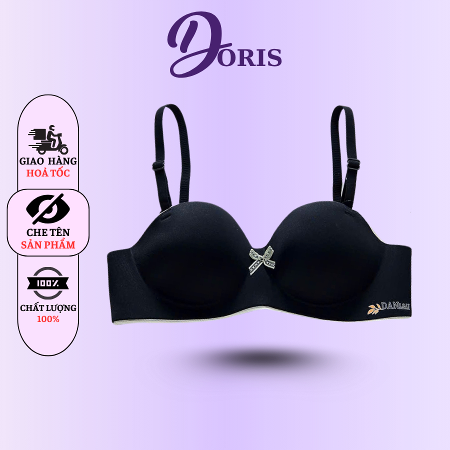 Áo Ngực Đúc Su Không Gọng Nâng Ngực 3 Cm Mềm Mại DORIS A65