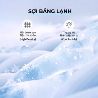 Chiếu điều hòa băng lạnh họa tiết chun gài M2T BEDDING đủ kích thước - Mềm mịn mát  - KÈM 2 VỎ GỐI