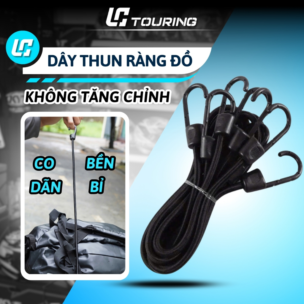 Dây chằng hàng, dây ràng đồ Daravin xe máy - LC Touring Style | Shopee ...
