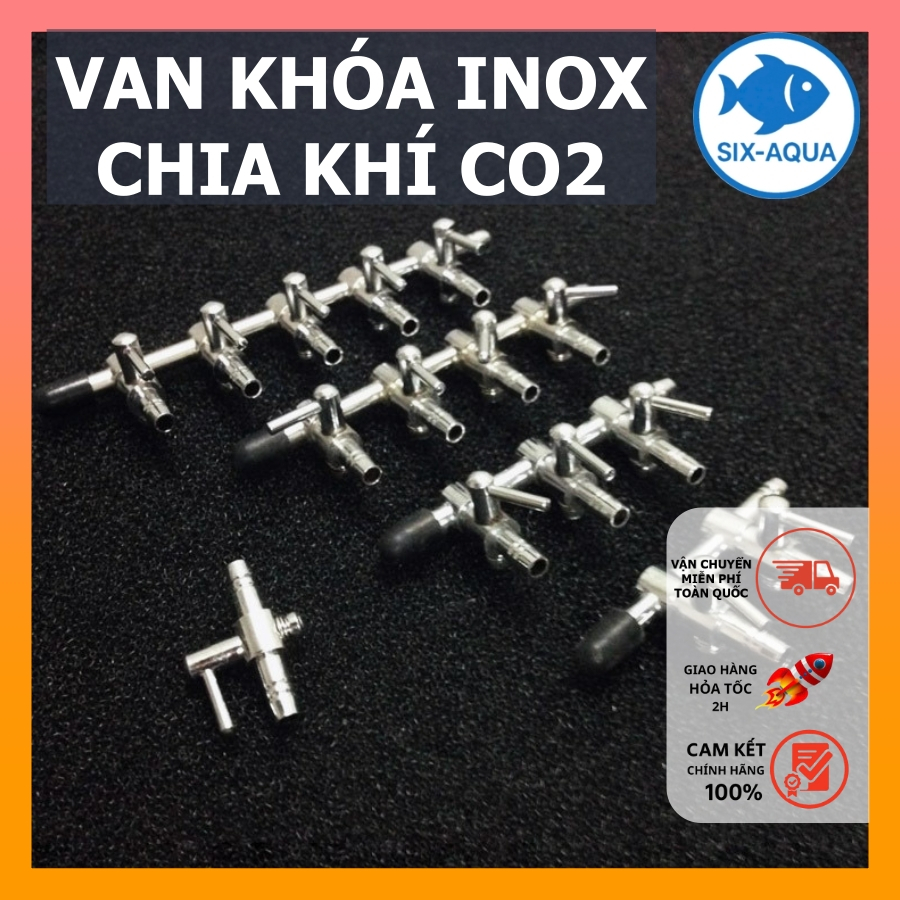 Van Khóa Inox 304 Không Gỉ Giúp Phân Phối Khí Oxy/Co2 Có Khóa Vặn,Nối ...