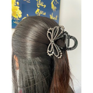 Kẹp Tóc Đính Đá Nơ Siêu Xinh