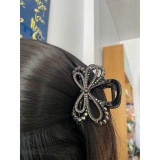 Kẹp Tóc Đính Đá Nơ Siêu Xinh