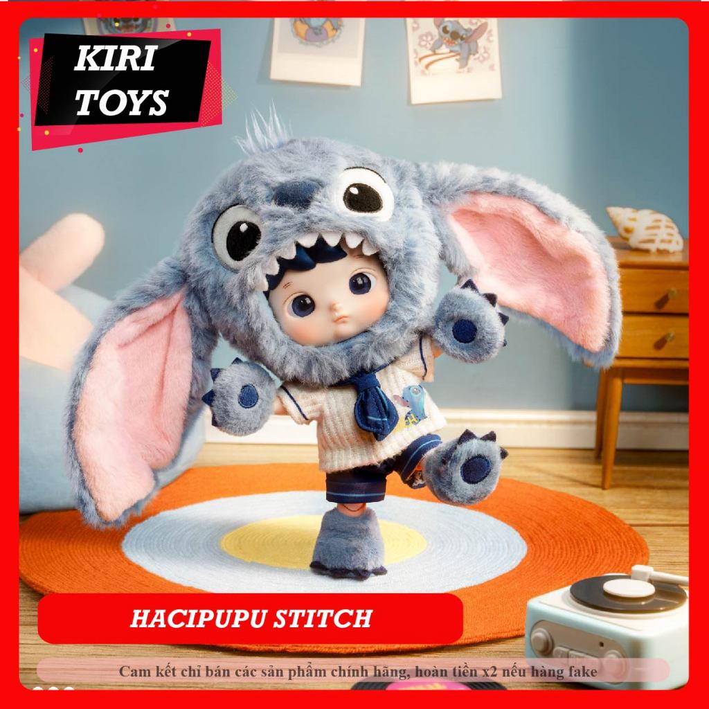Hacipupu Stitch 1/8 Action Figure - Pop Mart | Shopee Việt Nam