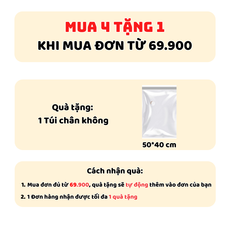 [Tặng Túi] Túi Hút Chân Không ENODA HOME Bảo Quản Quần Áo, Chăn Ga Chống Ẩm Mốc, Túi Hút Loại Dày Dặn Kèm Bơm M003
