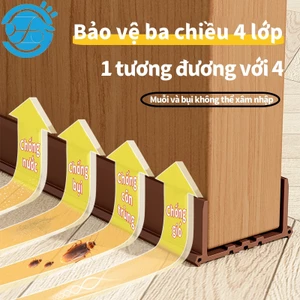 Thanh Nẹp Chặn Khe Hở Đáy Cửa Cách Âm Ron Dán Cửa Chống Ồn, Chống Bụi Và Ngăn Côn Trùng