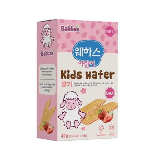 Bánh Xốp Ăn Dặm BABBA'S Giòn Rụm, Thơm Ngon, Bổ Sung DHA Phát Triển Trí Não Cho Bé Từ 8 Tháng Tuổi