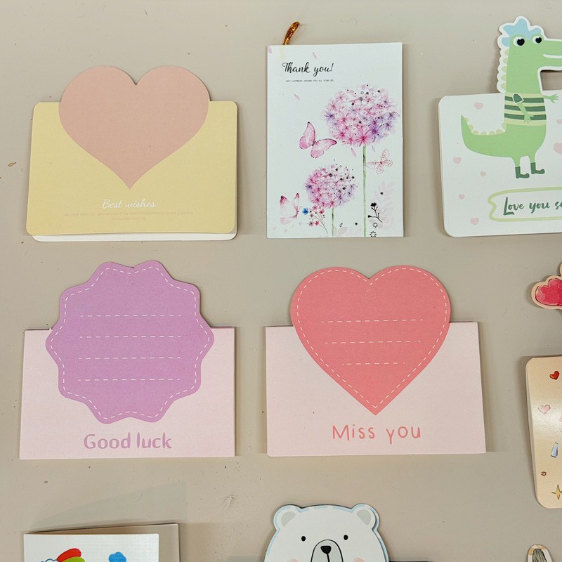 Thiệp Giấy Quà Tặng Kèm Lời Chúc Thư Tay Dễ Thương Tặng Người Yêu Bạn Trai Bạn Gái Haste