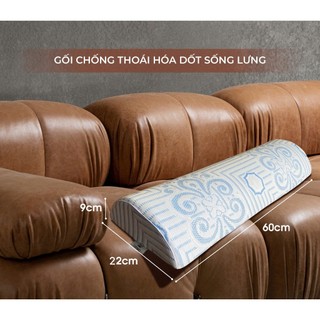 Gối Kê Lưng Hanako Công Thái Học – Hỗ Trợ Đau Thắt Lưng, Thoát Vị Đĩa Đệm