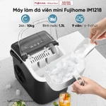 Máy làm đá viên sạch mini tự động Fujihome IM1218 Nhập Khẩu, công suất 9 viên đá/ lần siêu tốc 6-9 phút gia đình — ảnh 4