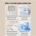 Máy làm đá viên sạch mini tự động Fujihome IM1218 Nhập Khẩu, công suất 9 viên đá/ lần siêu tốc 6-9 phút gia đình — ảnh 8