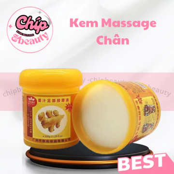 Kem massage chân gừng, colllagen, massage body | Kem massage body, massage bàn chân giữ ấm cơ thể