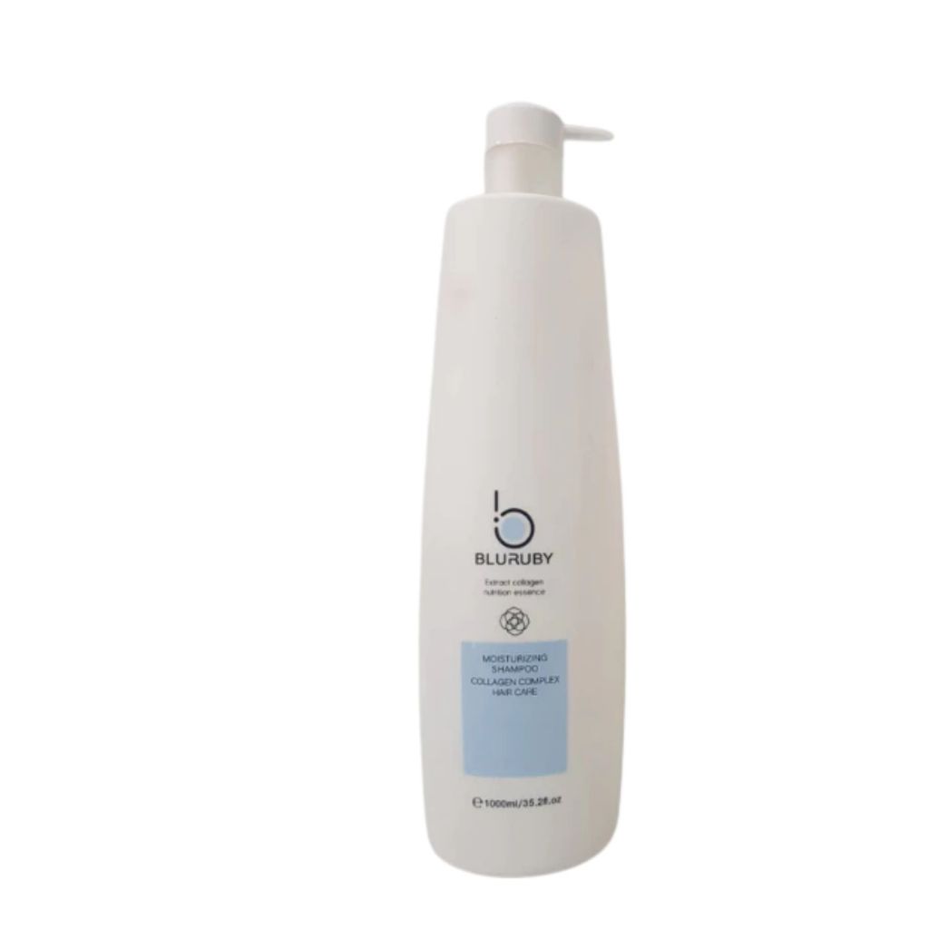 Cặp Dầu Gội Xả Bluruby Collagen 1000ml/Chai | Dưỡng Tóc Mềm Mượt, Hỗ Trợ Giảm Gãy Rụng.