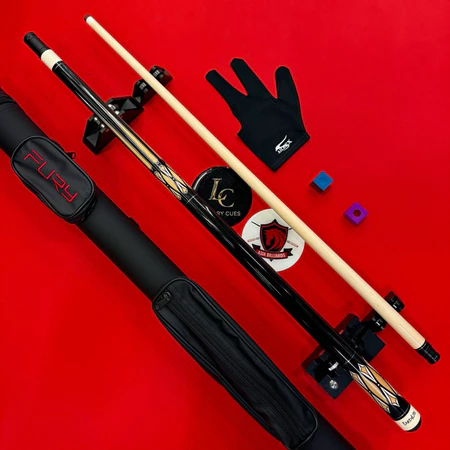 Combo Cơ Bida 3C Fury EarthLite (Tặng Kèm Bao Cơ, Găng Tay Và Lơ)