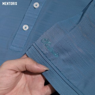 Áo Polo Thun Lạnh Nam MENTORIS, Form Regular Fit Tôn Dáng, Co Giãn, Thoáng Khí MPS215R