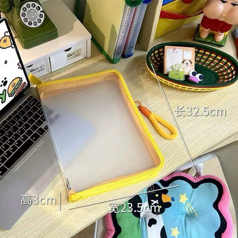 Túi đựng tài liệu trong suốt có khoá kéo an toàn