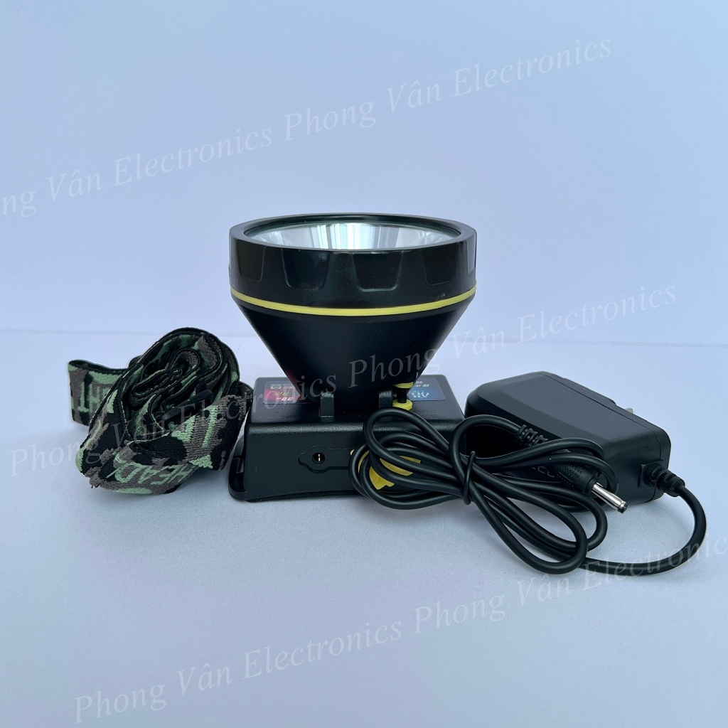 Đèn đội đầu PowerShine 7818 cầm điện trên 10 tiếng, siêu bền, ánh sáng mạnh, chống nước tuyệt vời