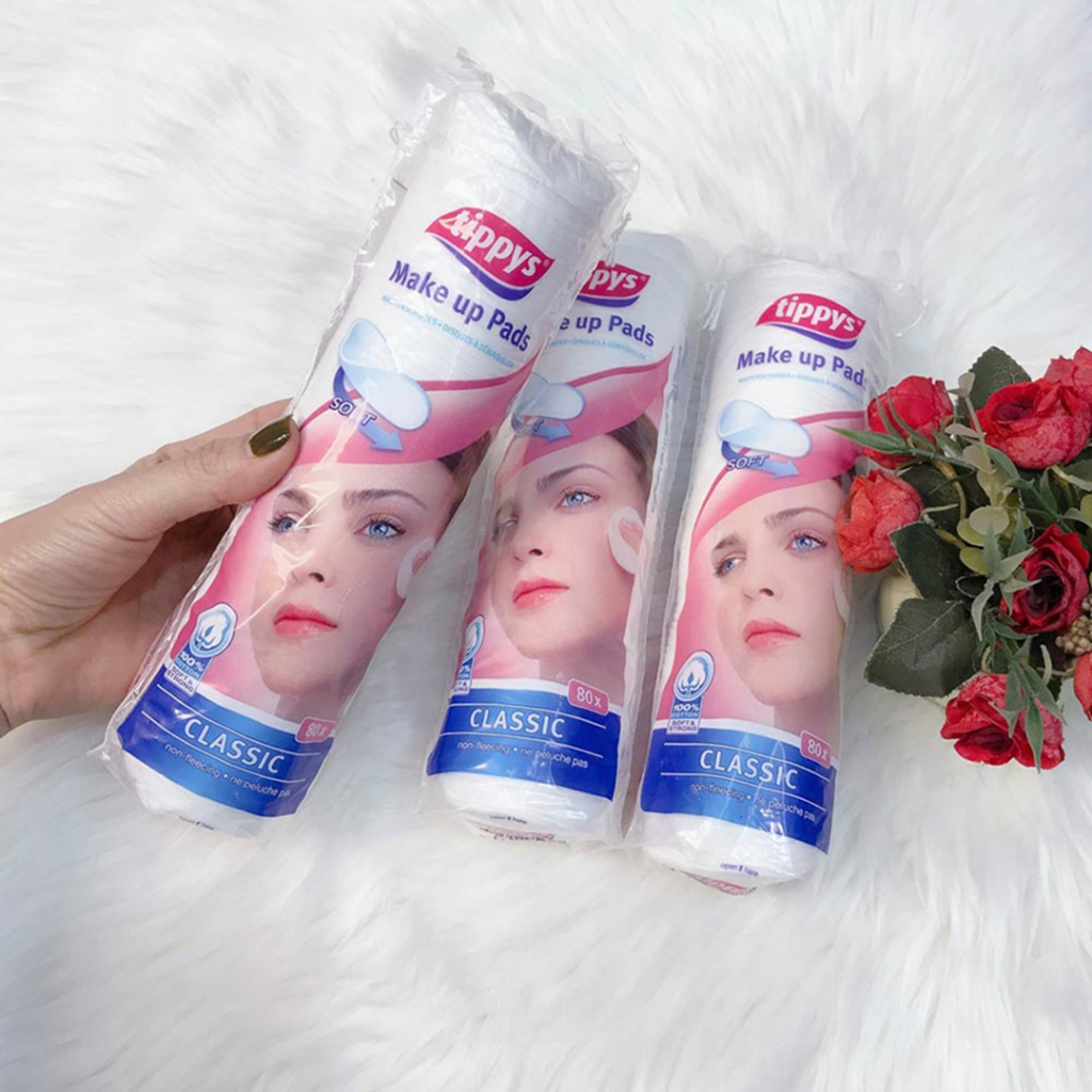 Ô - bông tẩy trang không xơ sợi