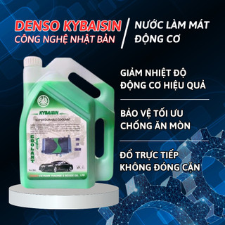Nước làm mát ô tô, Nước mát ô tô màu xanh đỏ DENSO KYBAISIN 5L