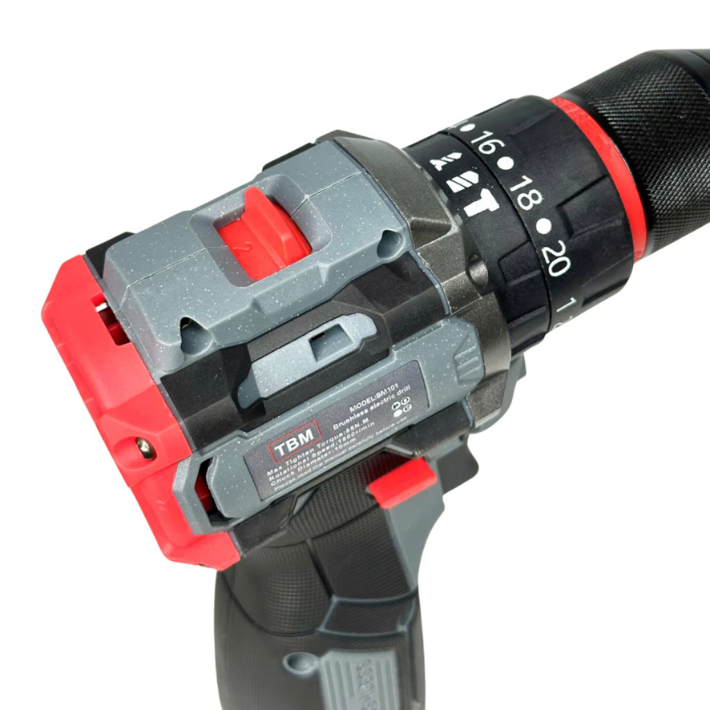 Máy Khoan Pin TBM BM101, 3 Chức Năng, Đầu Kẹp Autolock, Động Cơ Không Chổi Than