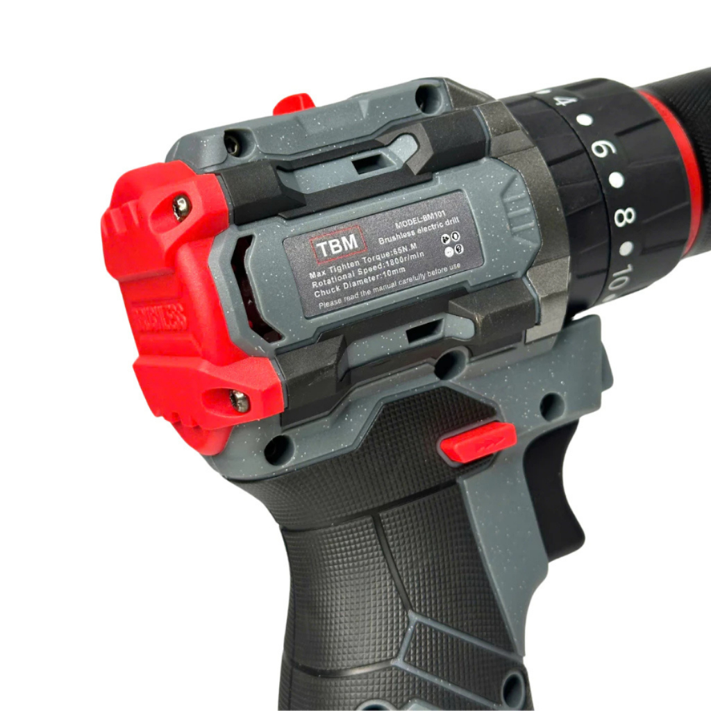 Máy Khoan Pin TBM BM101, 3 Chức Năng, Đầu Kẹp Autolock, Động Cơ Không Chổi Than