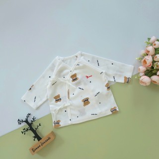 Áo cột dây sơ sinh cao cấp Bunnybaby cho bé 3-5kg