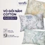 Vỏ gối Cotton Twill 40s 50x70 45x65 cm Sen Đá Home Bedding họa tiết hoa đẹp, bao áo gối nằm cotton thô lụa cao cấp