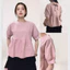 Áo sơ mi babydoll cộc tay buộc nơ sau dễ thương nhiều màu. Áo kiểu nữ cute baby doll T1025G