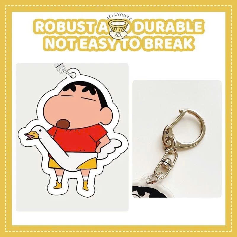 Móc Khoá Shin, Móc Khoá Crayon Shin-chan Cậu Bé Bút Chì Chất Liệu Acrylic Dùng Làm Quà Tặng Trang Trí Túi Xách - SakuMai