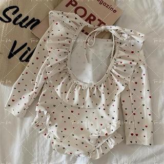 B4-[tomnaukids] Đồ bơi cho bé gái hình TIM size từ 10-35Kg