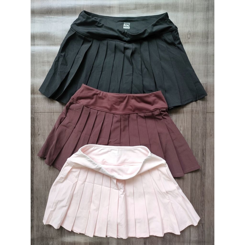 (BomoHouse) Chân váy quần thể thao tennis, bickerball lưng thun xếp ly Pacsun* dư xịn VNXK