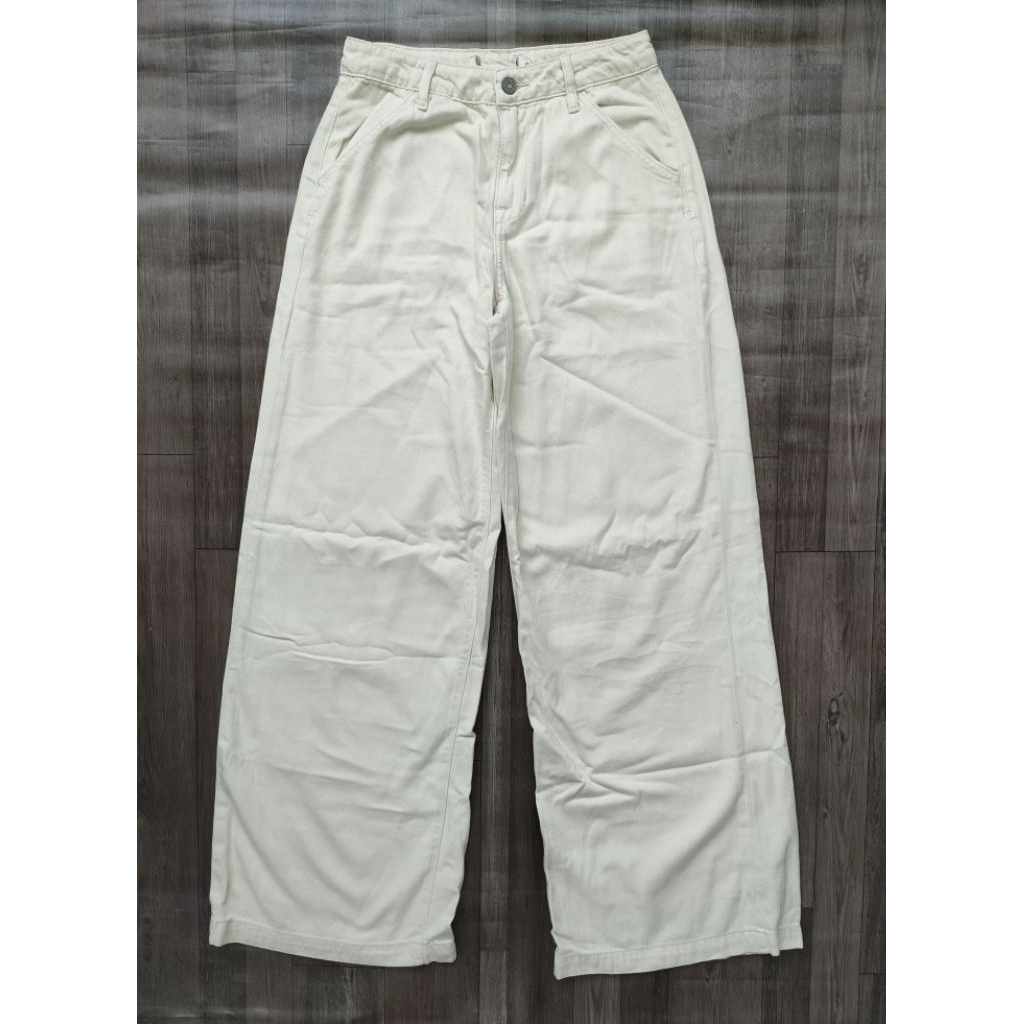 (BomoHouse) Quần jean culottes nữ rộng dài Hidden* bigsize - dư xịn