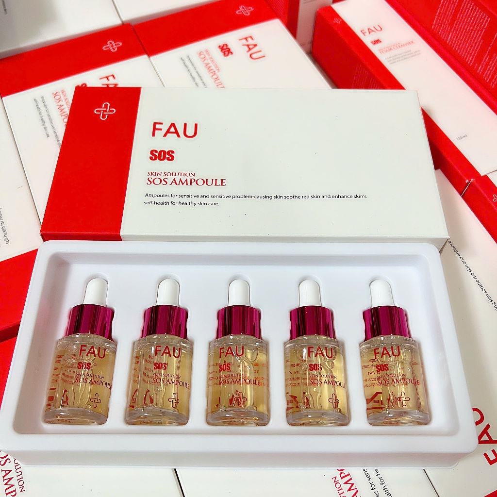 Tinh chất hỗ trợ giảm đỏ, phục hồi da-[FAU SOS Ampoule]- chai 10ml
