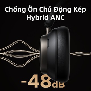 Tai nghe không dây ANC UGREEN Studio Pro -48dB, Khử tiếng ồn chủ động , Hi-Res LDAC, thời lượng pin lên đến 120h