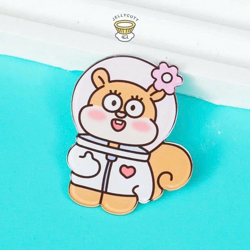 Móc Khoá SpongeBob, Móc Khoá In Theo Yêu Cầu Dễ Thương Cute Hoạt Hình Acrylic Trang Trí Túi Phụ Kiện Quà Tặng - SakuMai