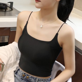 Áo 2 Dây  vải Su  Dáng CropTop Tôn Dáng Mát Mịn A60