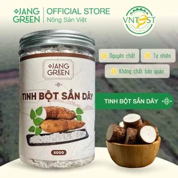 Tinh Bột Sắn Dây JANG GREEN nguyên chất nhà làm 100% từ Củ Sắn Dây tươi không chất bảo quản