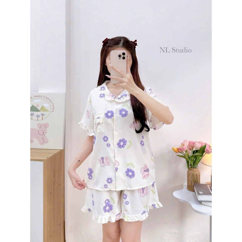 Bèo thỏ hoa tím M