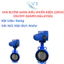 VAN BƯỚM GANG ĐIỀU KHIỂN ĐIỆN 220VAC ON/OFF (SANPO-MALAYSIA) DN125 DN200