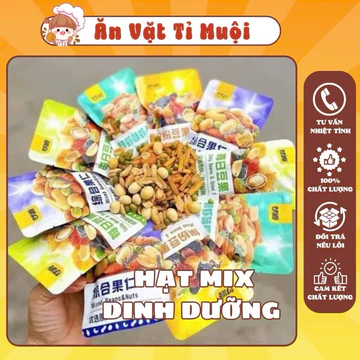 Hạt Dinh Dưỡng Tẩm Vị Mix Trái Cây Sấy Kam Yuen, Hạt Dinh Dưỡng ( gói~30gr ) Ăn Vặt Tỉ Muội.