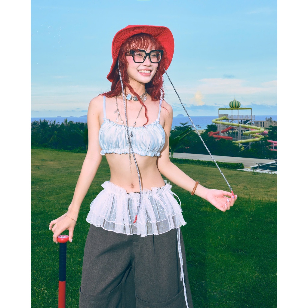 Marshmallow Top - Remmus | Áo thiết kế form croptop cách điệu cho nữ