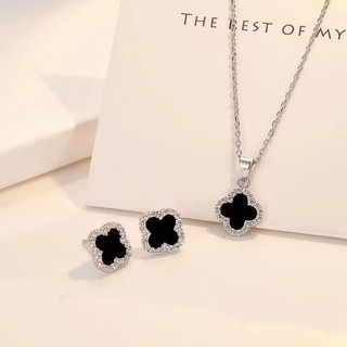 Vòng tay,lắc tay titan cỏ bốn lá, Vòng tay có thể điều chỉnh, Món quà trang sức nữ