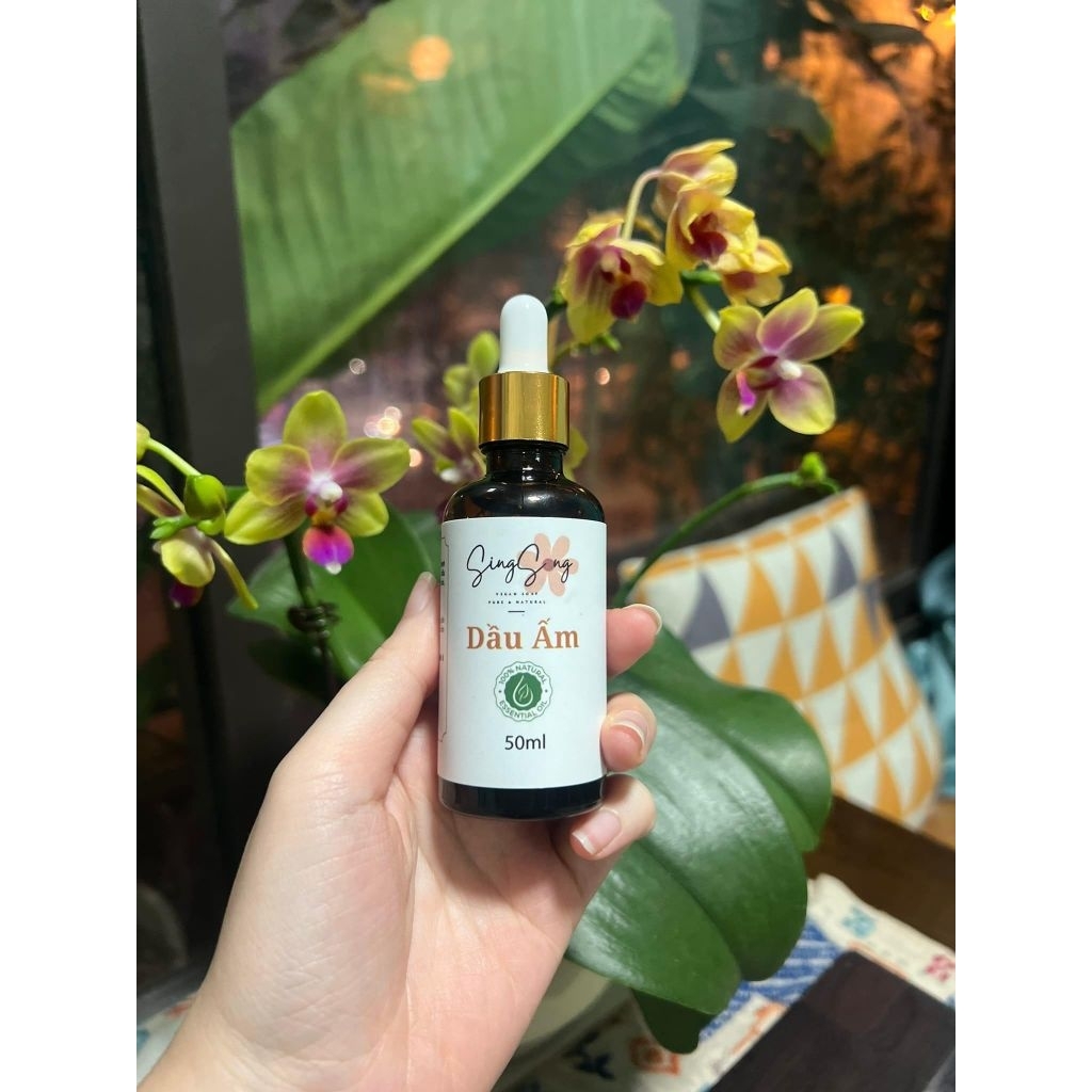 Dầu ấm húng chanh Singsong - 50ml - Uống giảm ho, giãn cơ, thư thái