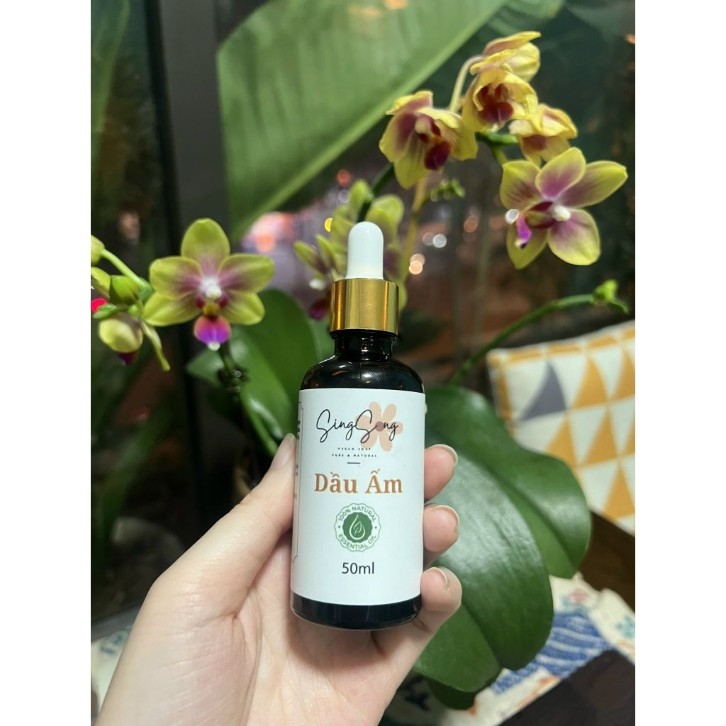 Dầu ấm húng chanh Singsong - 50ml - Uống giảm ho, giãn cơ, thư thái