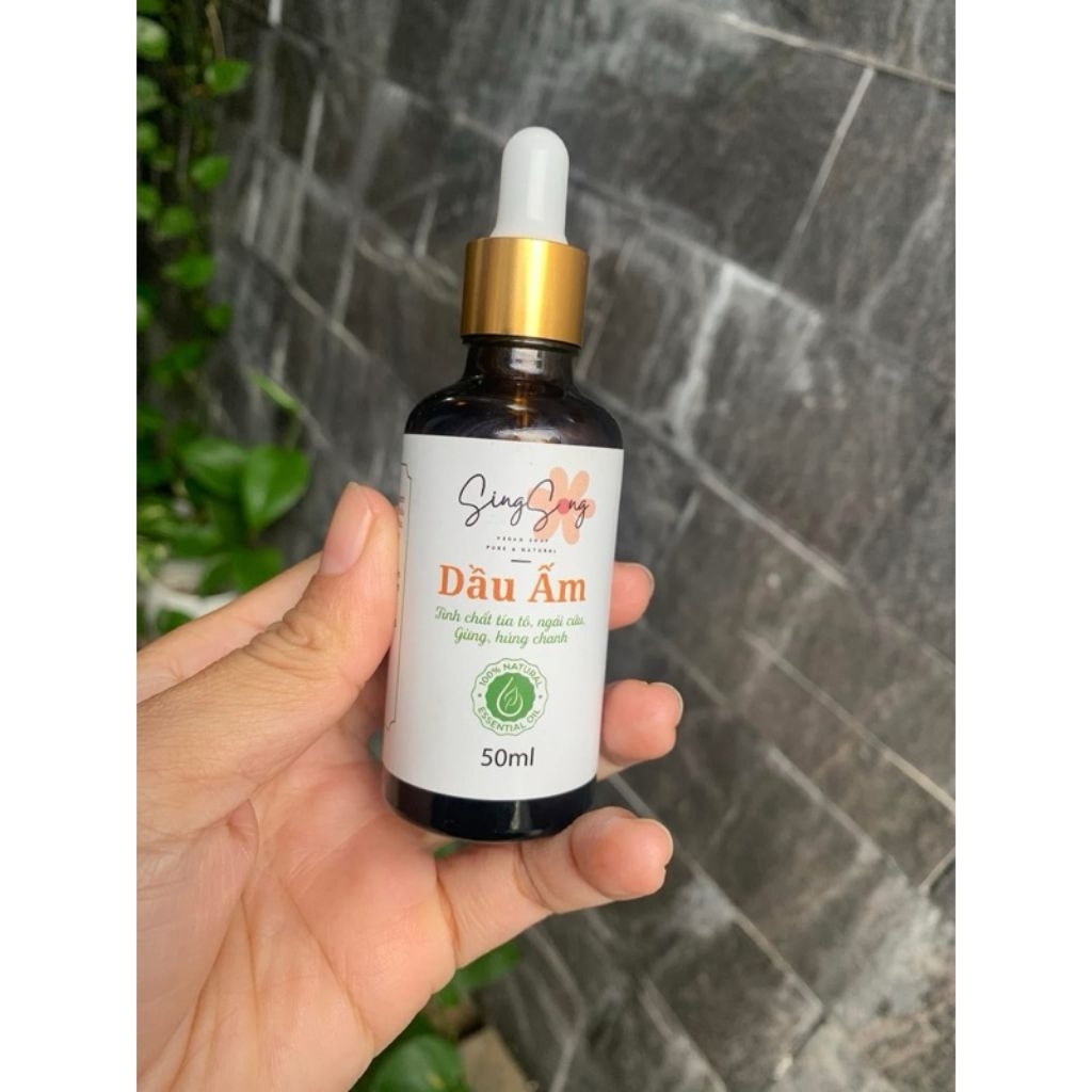 Dầu ấm húng chanh Singsong - 50ml - Uống giảm ho, giãn cơ, thư thái