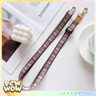 Dây Đeo Quai Chéo Vải Canvas Phong Cách Hoạ Tiết Vintage Retro Pattern Cổ Điển Hiện Đại Thú Vị